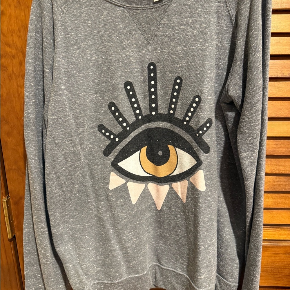 Lulusimons‎ Studio Heathered Gray Crewneck Sweatshirt